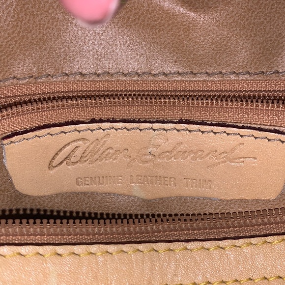 Vintage Allan Edward World Map Atlas Purse - Picture 7 of 8